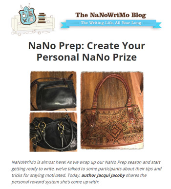 NaNo Prep: Create your personal NaNo Prize